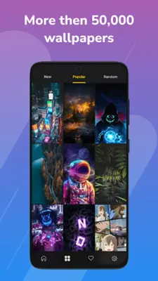 Wallpapers 4K, HD – Wallgram android App screenshot 4